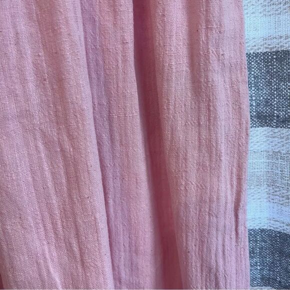 California Charmer Pink And Cream Maxi Dress Size 9/10 - Picture 7 of 9